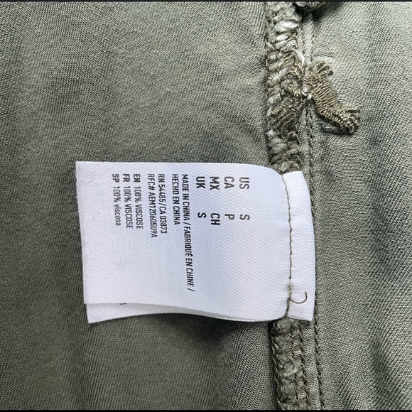 Army Green American Eagle Shirt - Picture 4 of 5